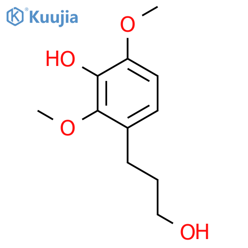 3-(3-Hydroxypropyl)-2,6-dimethoxyphenol structure