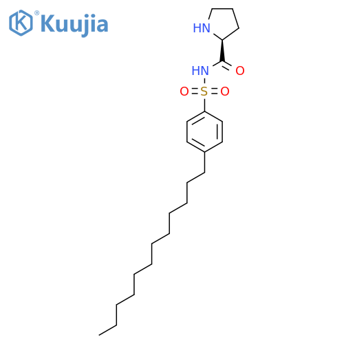 (2S)-N-(4-Dodecylphenyl)sulfonylpyrrolidine-2-carboxamide structure