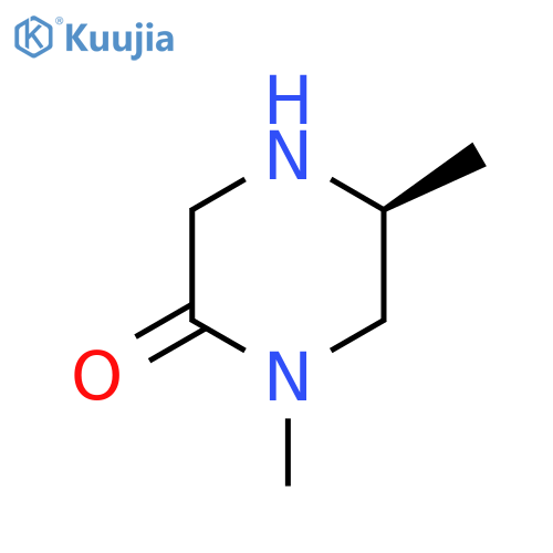 (5S)-1,5-dimethylpiperazin-2-one structure