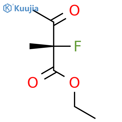 Butanoic acid, 2-fluoro-2-methyl-3-oxo-, ethyl ester, (S)- structure