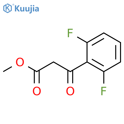 methyl 3-(2,6-difluorophenyl)-3-oxopropanoate structure