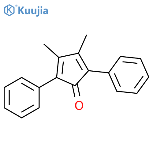 2,4-Cyclopentadien-1-one, 3,4-dimethyl-2,5-diphenyl- structure