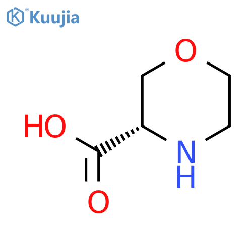 (3S)-morpholine-3-carboxylic acid structure