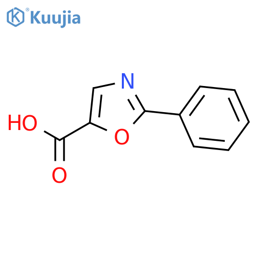 2-phenyl-1,3-oxazole-5-carboxylic acid structure