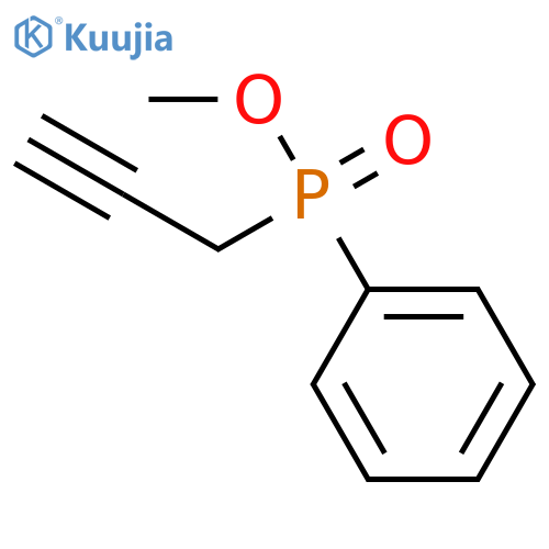 Phosphinic acid, phenyl-2-propynyl-, methyl ester structure