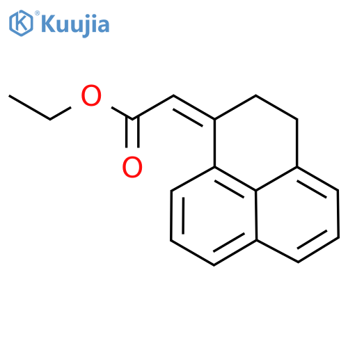 ethyl 2-(1Z)-2,3-dihydro-1H-phenalen-1-ylideneacetate structure