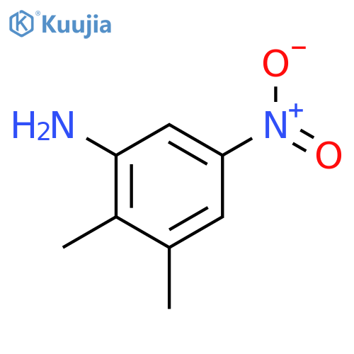 2,3-dimethyl-5-nitroaniline structure