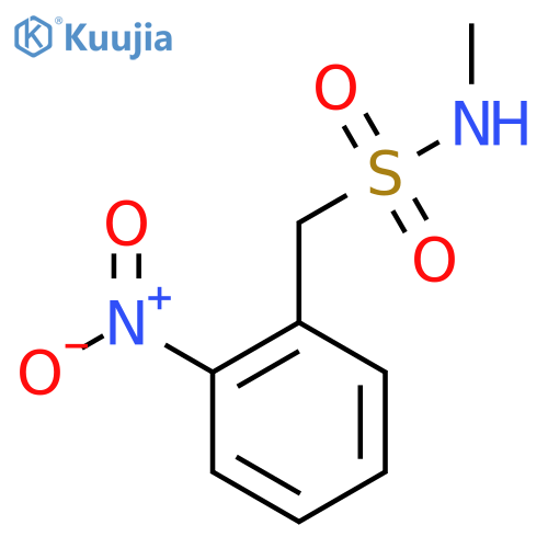 N-methyl-1-(2-nitrophenyl)methanesulfonamide structure