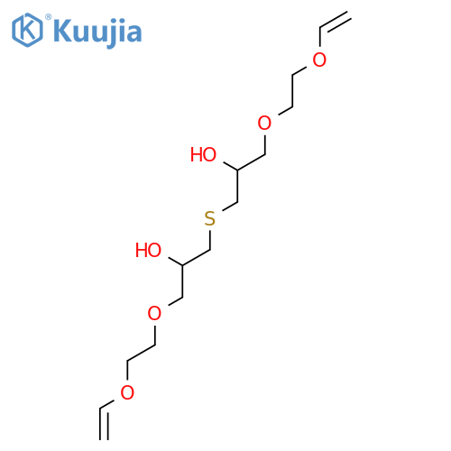 1-(2-ethenoxyethoxy)-3-[3-(2-ethenoxyethoxy)-2-hydroxypropyl]sulfanylpropan-2-ol structure