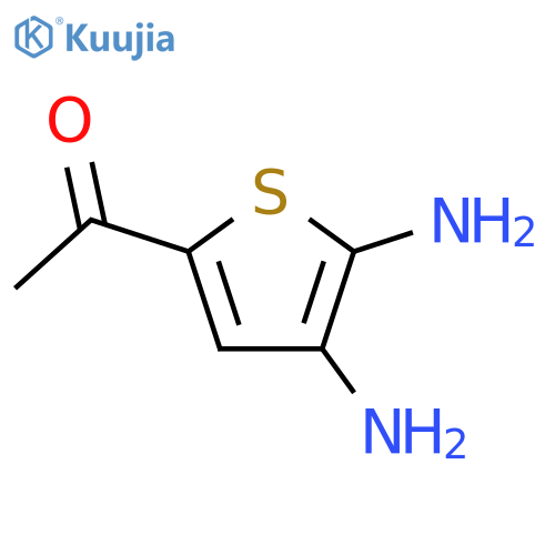 Ethanone,1-(4,5-diamino-2-thienyl)- structure