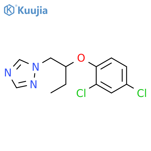 1H-1,2,4-Triazole, 1-[2-(2,4-dichlorophenoxy)butyl]- structure