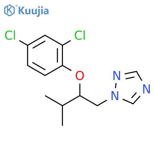 1H-1,2,4-TRIAZOLE, 1-[2-(2,4-DICHLOROPHENOXY)-3-METHYLBUTYL]- structure