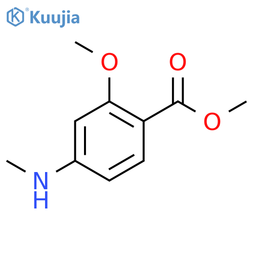 2-Methoxy-4-methylamino-benzoic Acid Methyl Ester structure