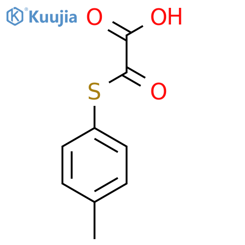 2-Oxo-2-(p-tolylthio)acetic acid structure