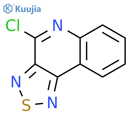 [1,2,5]Thiadiazolo[3,4-c]quinoline, 4-chloro- structure