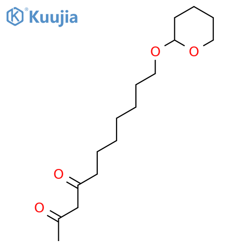 2,4-Undecanedione, 11-[(tetrahydro-2H-pyran-2-yl)oxy]- structure