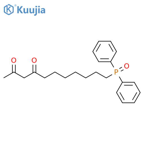 2,4-Undecanedione, 11-(diphenylphosphinyl)- structure