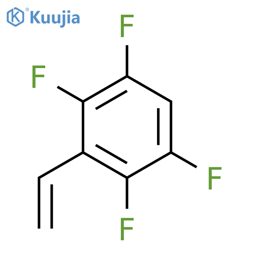 3-ethenyl-1,2,4,5-tetrafluorobenzene structure