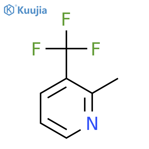 2-Methyl-3-(trifluoromethyl)pyridine structure