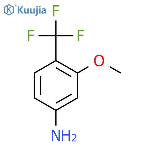 3-Methoxy-4-(trifluoromethyl)aniline structure