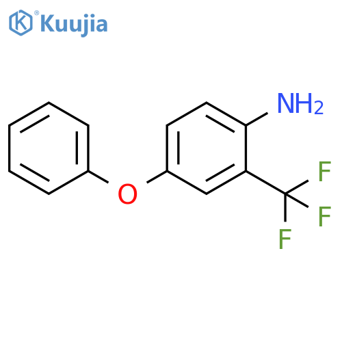 4-phenoxy-2-(trifluoromethyl)aniline structure