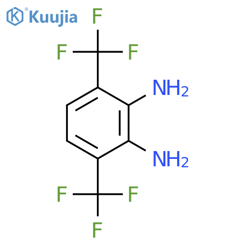 3,6-Bis(trifluoromethyl)benzene-1,2-diamine structure