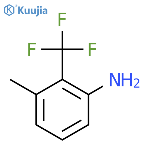 3-methyl-2-(trifluoromethyl)aniline structure