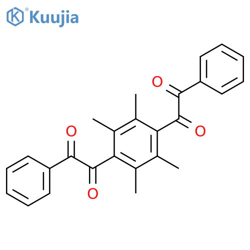 1-phenyl-2-[2,3,5,6-tetramethyl-4-(2-oxo-2-phenylacetyl)phenyl]ethane-1,2-dione structure