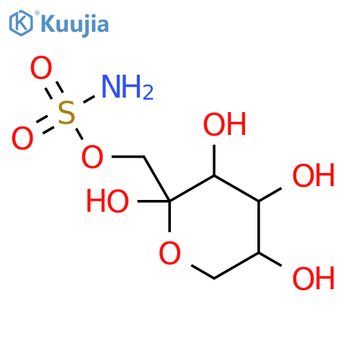 β-D-Fructopyranose 1-Sulfamate structure