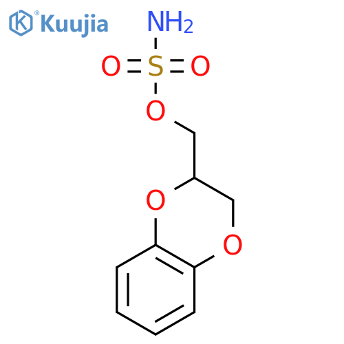 (2,3-dihydro-1,4-benzodioxin-2-yl)methyl sulfamate structure
