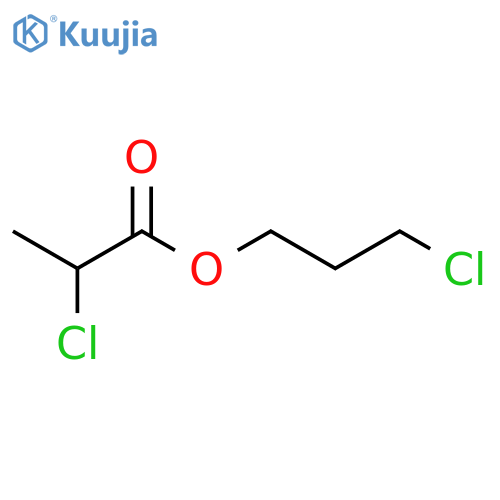 Propanoic acid, 2-chloro-, 3-chloropropyl ester structure