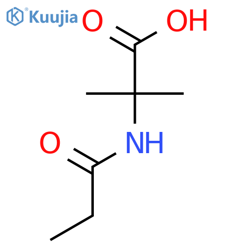 2-Methyl-N-propionylalanine structure