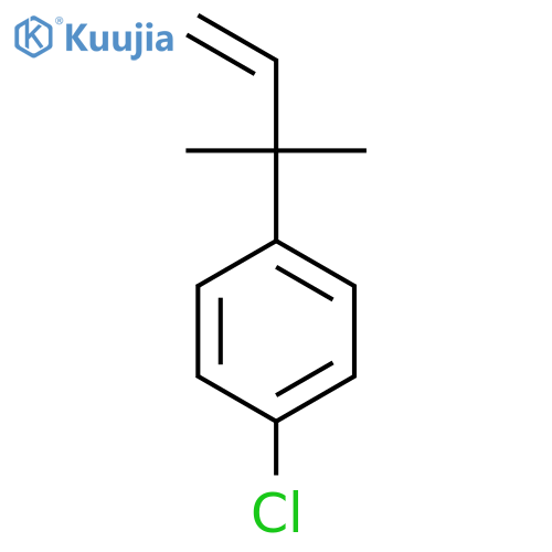 Benzene, 1-chloro-4-(1,1-dimethyl-2-propenyl)- structure
