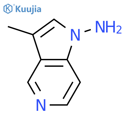 3-methyl-1H-Pyrrolo[3,2-c]pyridin-1-amine structure