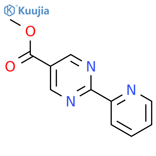 5-Pyrimidinecarboxylic acid, 2-(2-pyridinyl)-, methyl ester structure