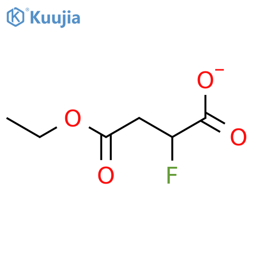 Butanedioic acid, fluoro-, 4-ethyl ester structure