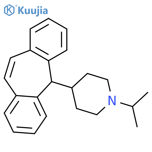 Piperidine, 4-(5H-dibenzo[a,d]cyclohepten-5-yl)-1-(1-methylethyl)- structure
