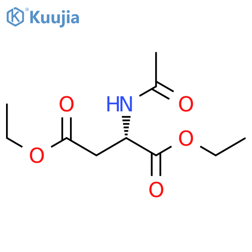 Diethyl N-acetyl-L-aspartate structure