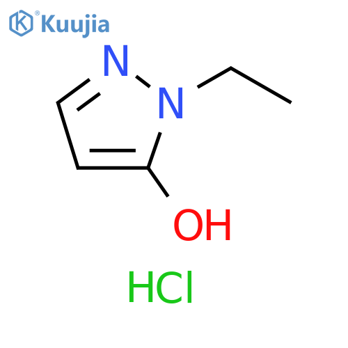 1H-Pyrazol-5-ol, 1-ethyl-, hydrochloride (1:1) structure
