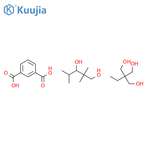 1,3-Benzenedicarboxylic acid, polymer with 2-ethyl-2-(hydroxymethyl)-1,3-propanediol and 2,2,4-trimethyl-1,3-pentanediol structure