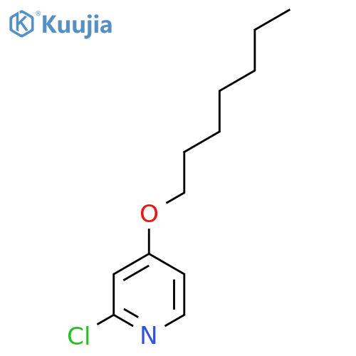 2-Chloro-4-(heptyloxy)pyridine structure