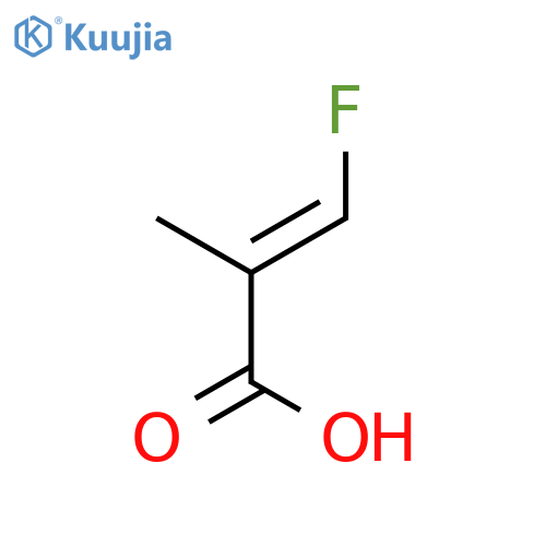 2-Propenoic acid, 3-fluoro-2-methyl- structure