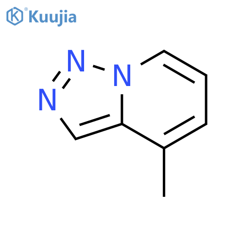 [1,2,3]Triazolo[1,5-a]pyridine, 4-methyl- structure