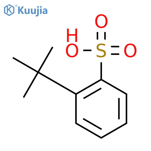 Benzenesulfonic acid, (1,1-dimethylethyl)- structure