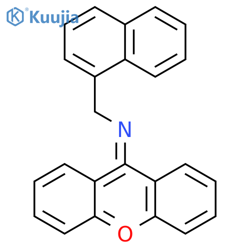 N-(1-naphthylmethyl)xanthone imine structure
