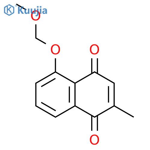 1,4-Naphthalenedione, 5-(methoxymethoxy)-2-methyl- structure