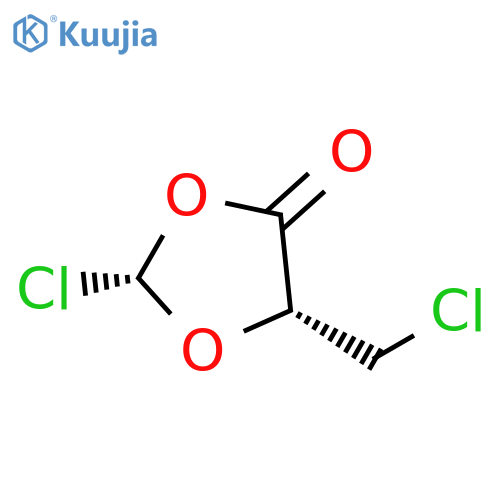 1,3-Dioxolan-4-one, 2-chloro-5-(chloromethyl)-, cis- (9CI) structure
