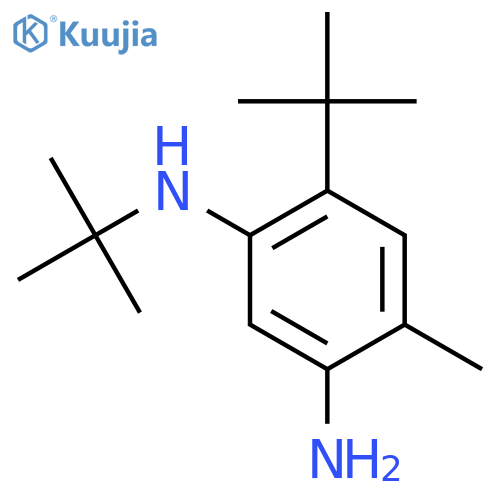 1,3-Benzenediamine,N1,6-bis(1,1-dimethylethyl)-4-methyl- structure