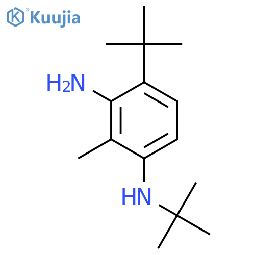 1,3-Benzenediamine,N1,4-bis(1,1-dimethylethyl)-2-methyl- structure