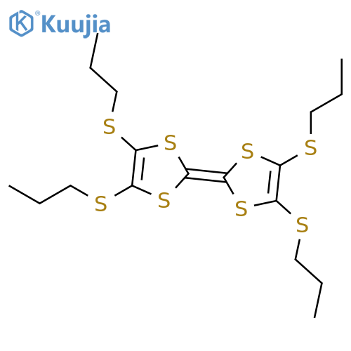 1,3-Dithiole, 2-[4,5-bis(propylthio)-1,3-dithiol-2-ylidene]-4,5-bis(propylthio)- structure